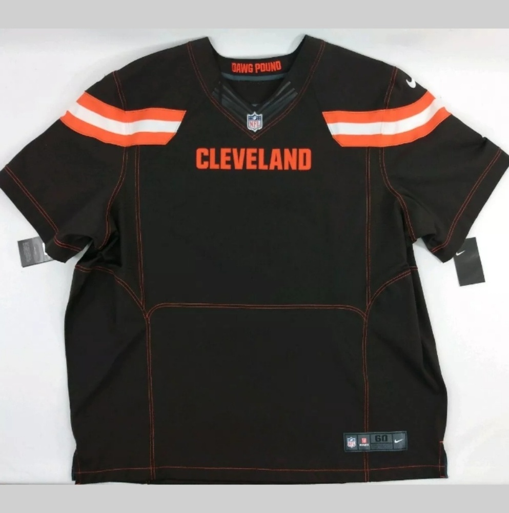 🔥🔥NEW Cleveland Browns Blank Jersey Mens 4XL